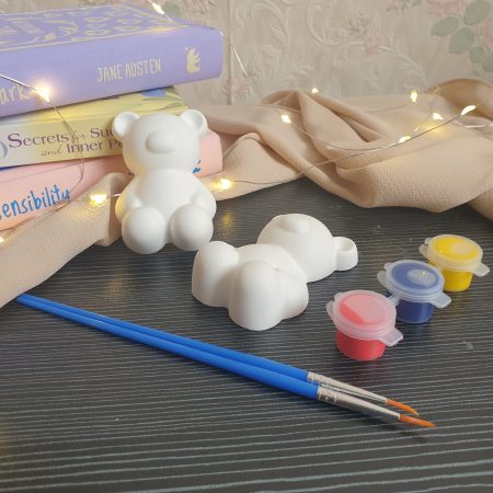 Teddy Bear Paint with Paints & Brush