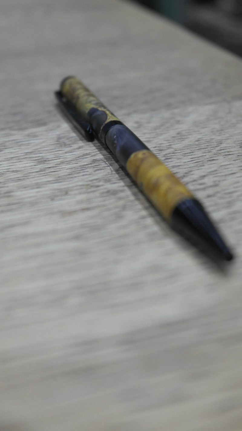 Handmade Resin And Oak Pen