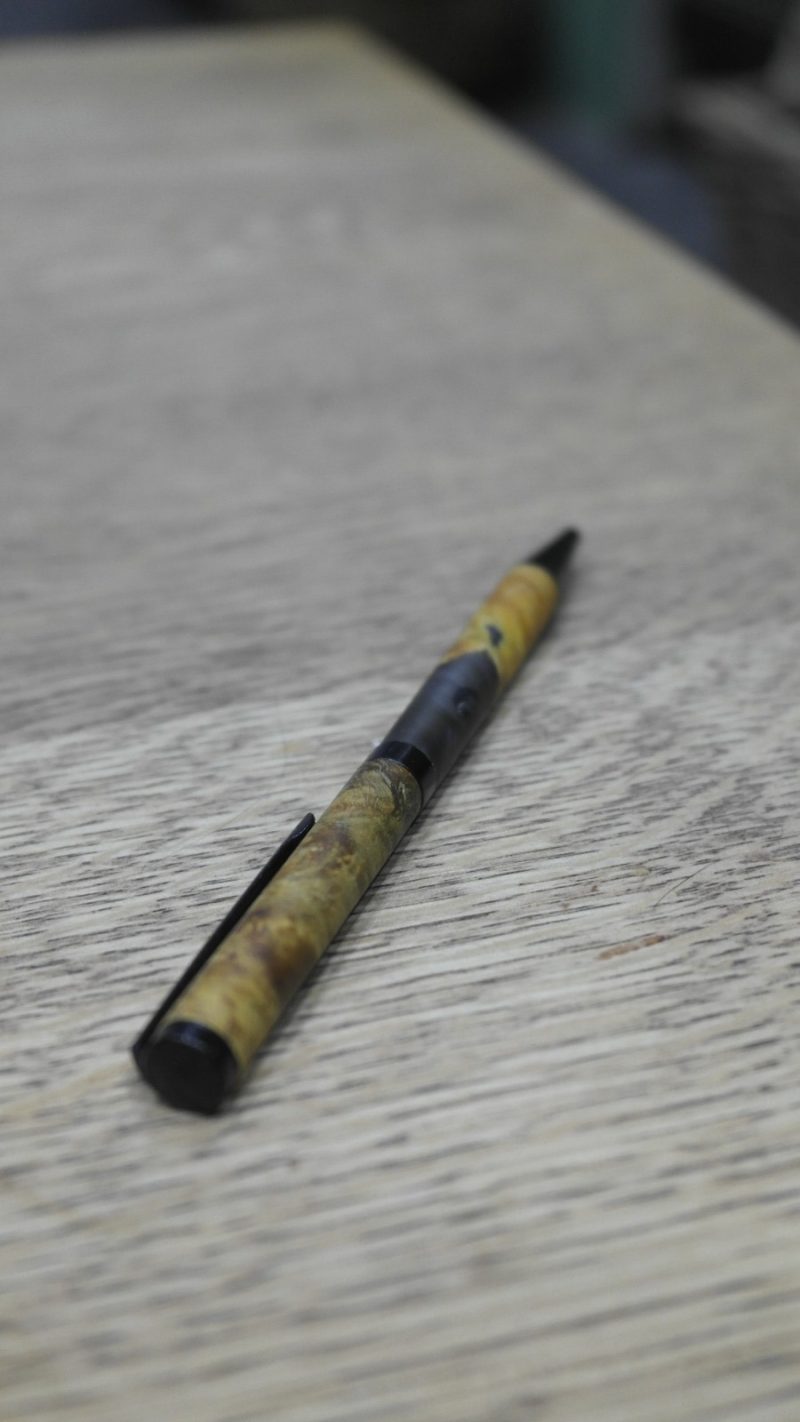 Handmade Resin And Oak Pen