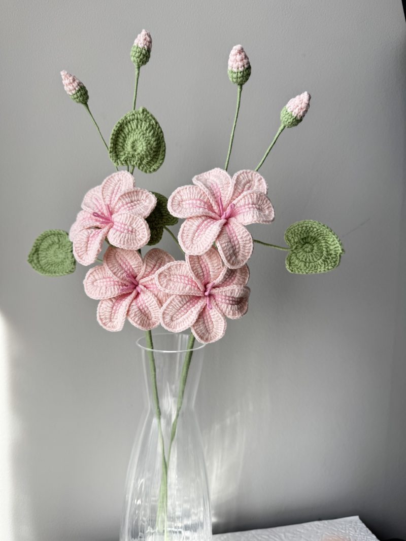 Crochet Tung Flower with Different Colours