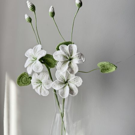 Crochet Tung Flower with Different Colours