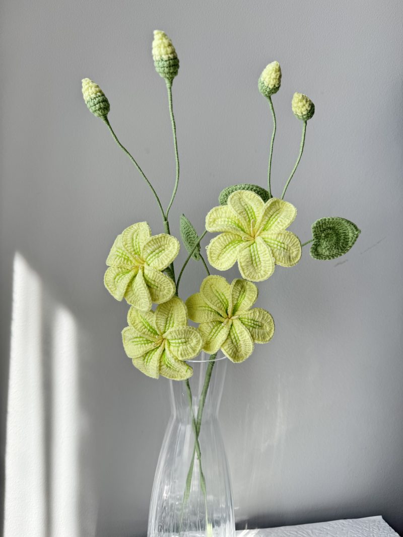Crochet Tung Flower with Different Colours