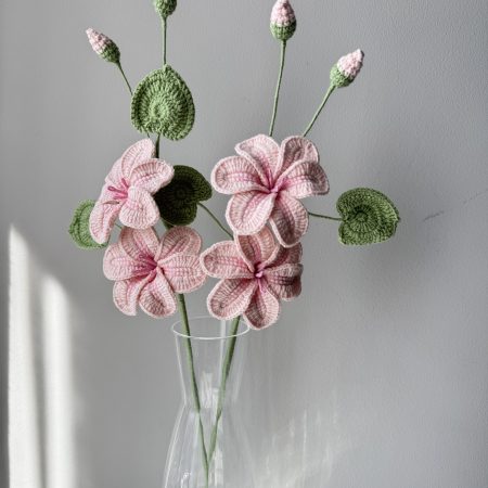 Crochet Tung Flower with Different Colours