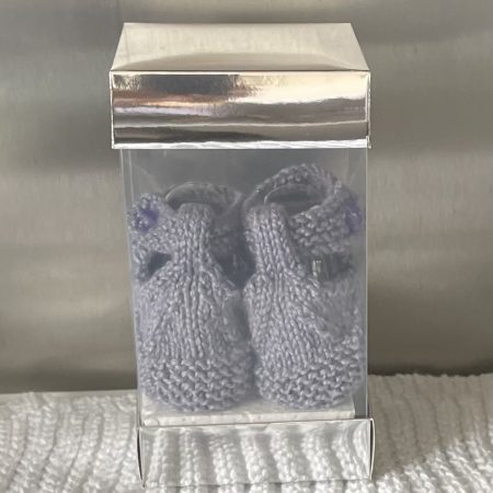 Hand Knitted Baby Bootees