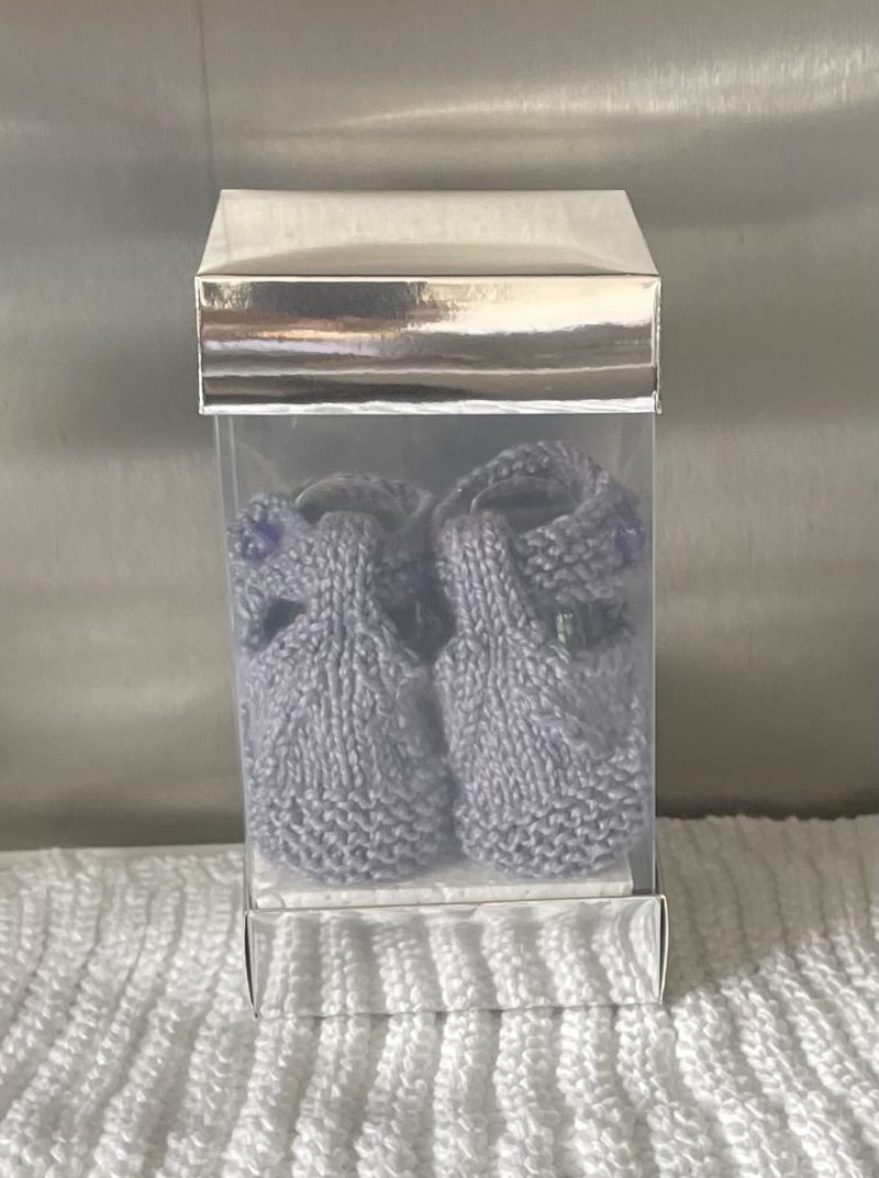 Hand Knitted Baby Bootees
