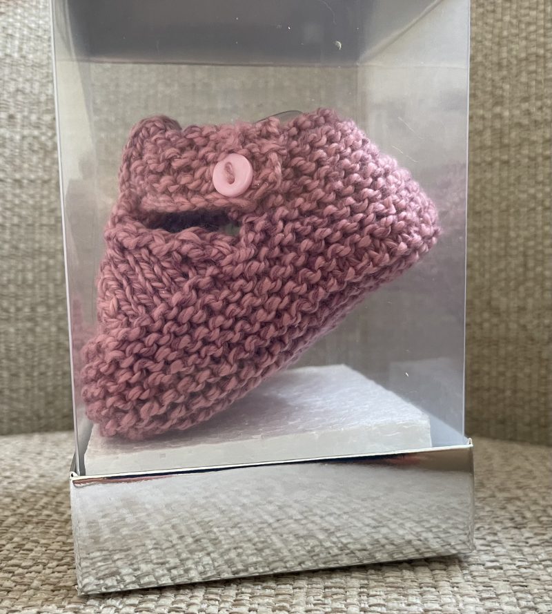 Hand Knitted Baby Bootees