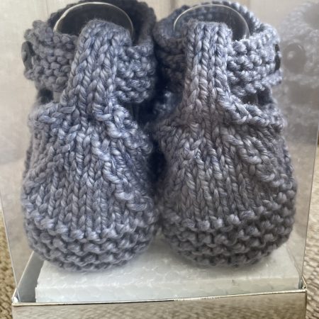 Hand Knitted Baby Bootees