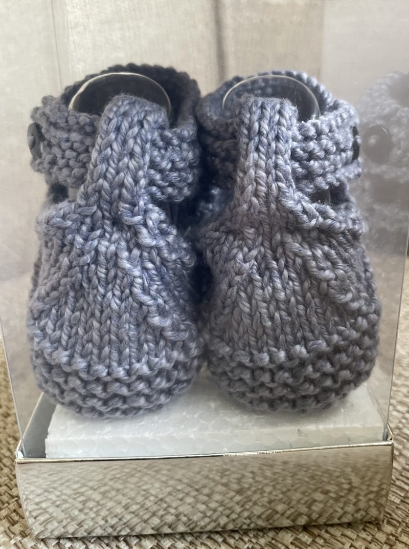 Hand Knitted Baby Bootees
