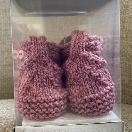 Hand Knitted Baby Bootees