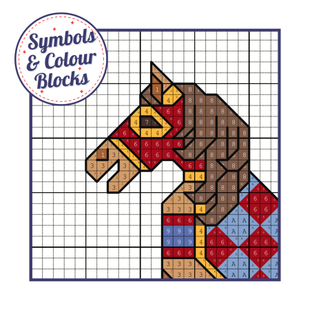 July ~ Rocking Horse ~ Cross Stitch Pattern PDF