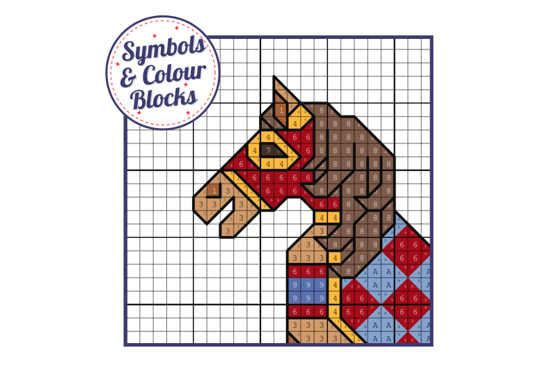 July ~ Rocking Horse ~ Cross Stitch Pattern PDF