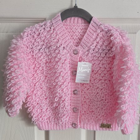 Baby's Hand Knitted Loopy Cardigan