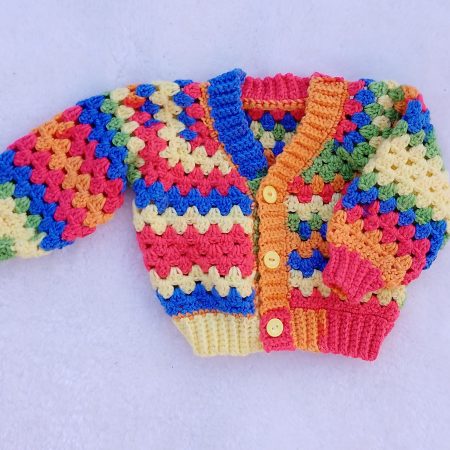Crochet Granny Stitch Cardigan for Babies and Toddlers
