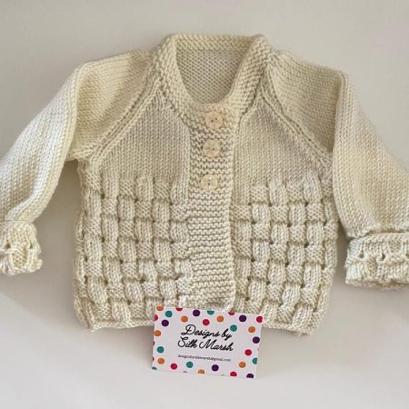 “ENZO” Baby Cardigan and Hat - English PDF Knitting Pattern
