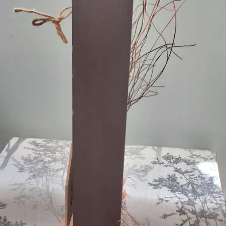 Unique creative hand made 3D wire tree shadow box art