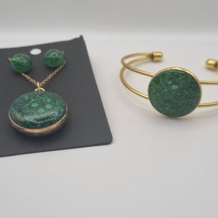 Emerald jewellery set