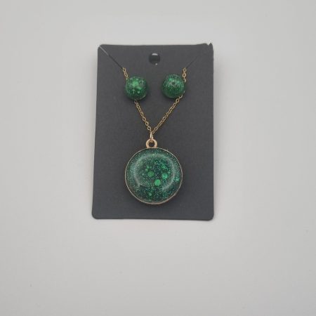 Emerald jewellery set