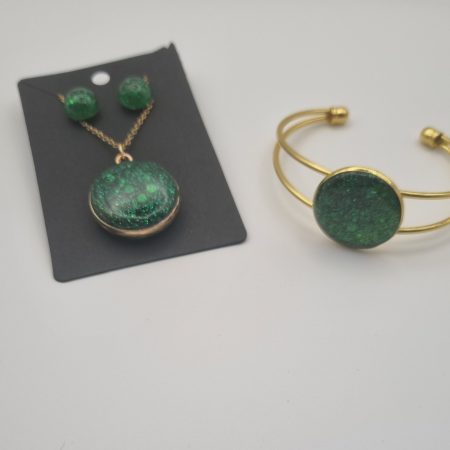 Emerald jewellery set