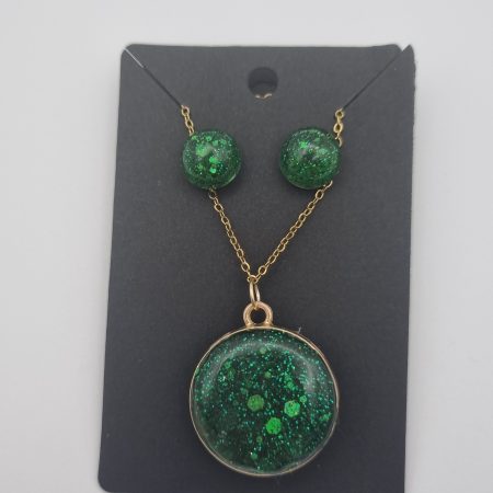 Emerald jewellery set