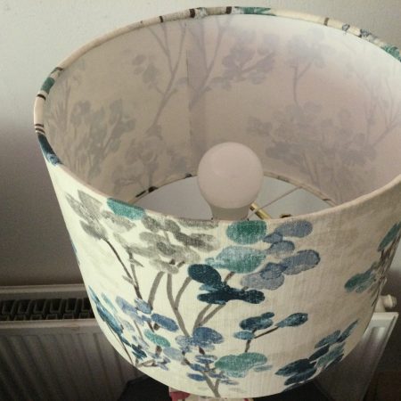 Blue Berry Hill – Drum Shade 30cm diameter x 20cm high. Free delivery