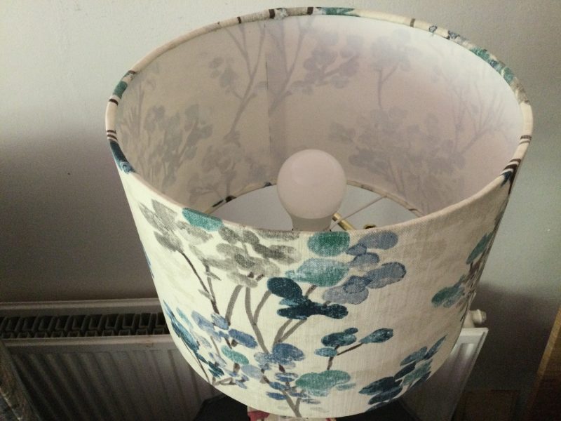Blue Berry Hill – Drum Shade 30cm diameter x 20cm high. Free delivery