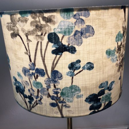 Blue Berry Hill – Drum Shade 30cm diameter x 20cm high. Free delivery