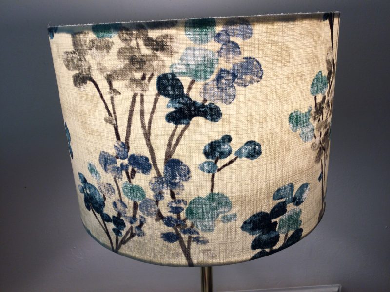 Blue Berry Hill – Drum Shade 30cm diameter x 20cm high. Free delivery