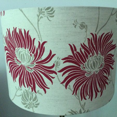 Flower Burst – Drum Shade 30cm diameter x 20cm high. Free delivery