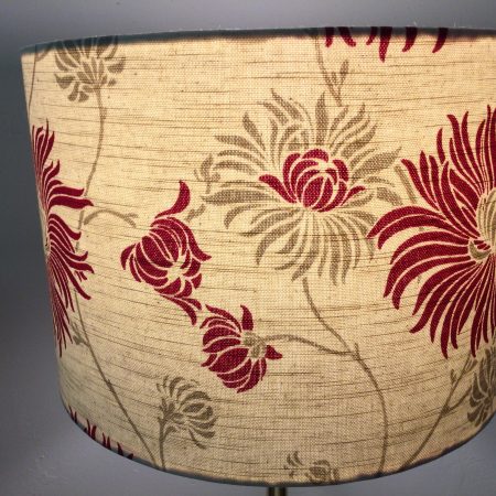 Flower Burst – Drum Shade 30cm diameter x 20cm high. Free delivery
