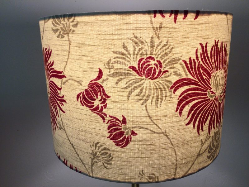 Flower Burst – Drum Shade 30cm diameter x 20cm high. Free delivery