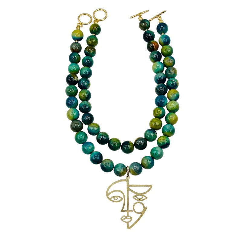 Statement Beaded Necklace