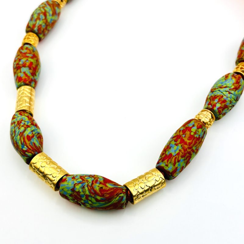 Autumn Mosaic Statement Necklace