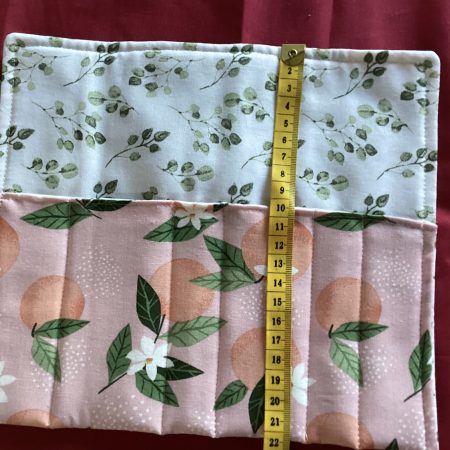 Brand New, Orange/Peach Make Up/ Jewellery/Pen/Accessories Fabric Wrap