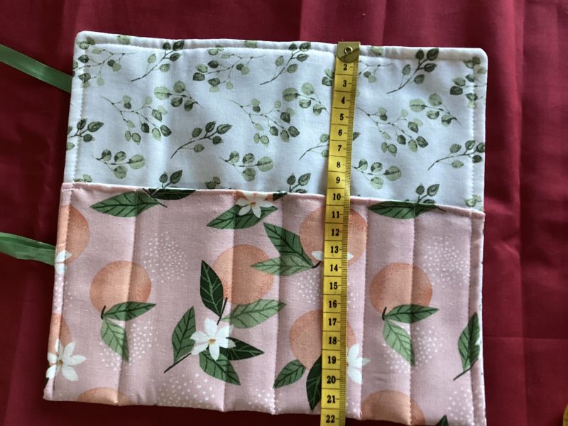 Brand New, Orange/Peach Make Up/ Jewellery/Pen/Accessories Fabric Wrap