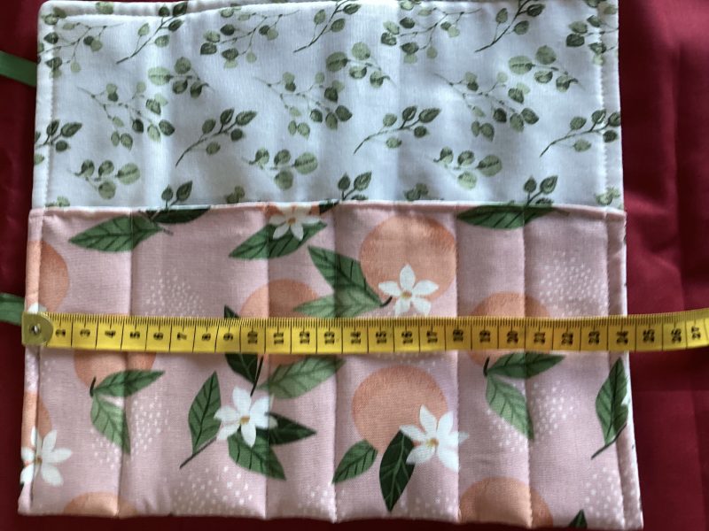 Brand New, Orange/Peach Make Up/ Jewellery/Pen/Accessories Fabric Wrap