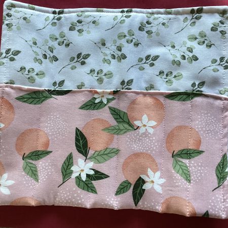 Brand New, Orange/Peach Make Up/ Jewellery/Pen/Accessories Fabric Wrap