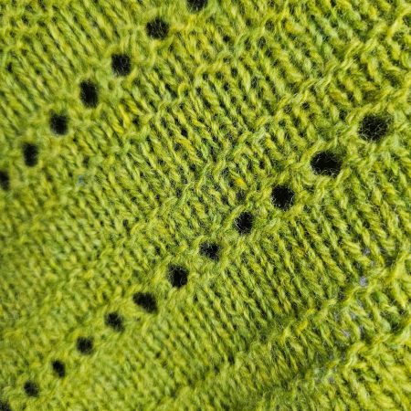 Handknitted 100% wool shawl.