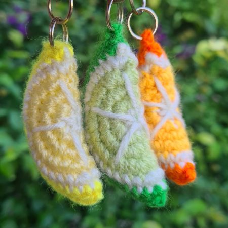 Fruit Slice Keyrings