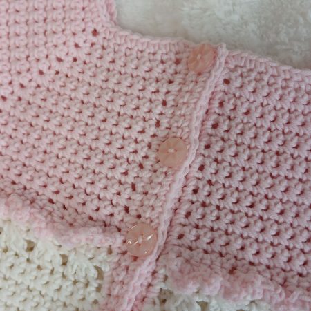 Handmade Baby Cardigan 3-6 months