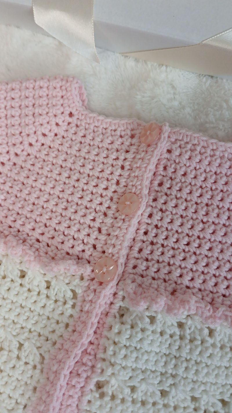 Handmade Baby Cardigan 3-6 months