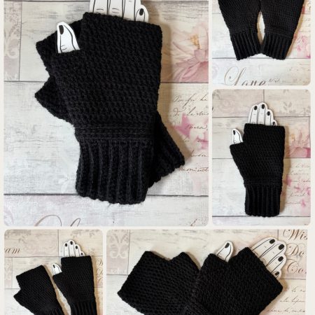 Crocheted Fingerless Gloves / Mittens