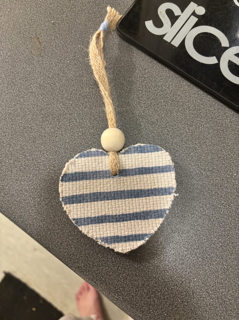 Handmade heart decoration
