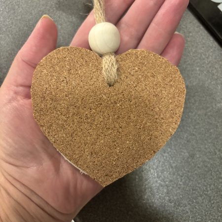 Handmade heart decoration