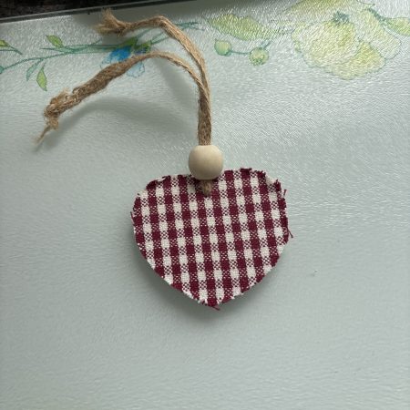 Handmade Chequered heart