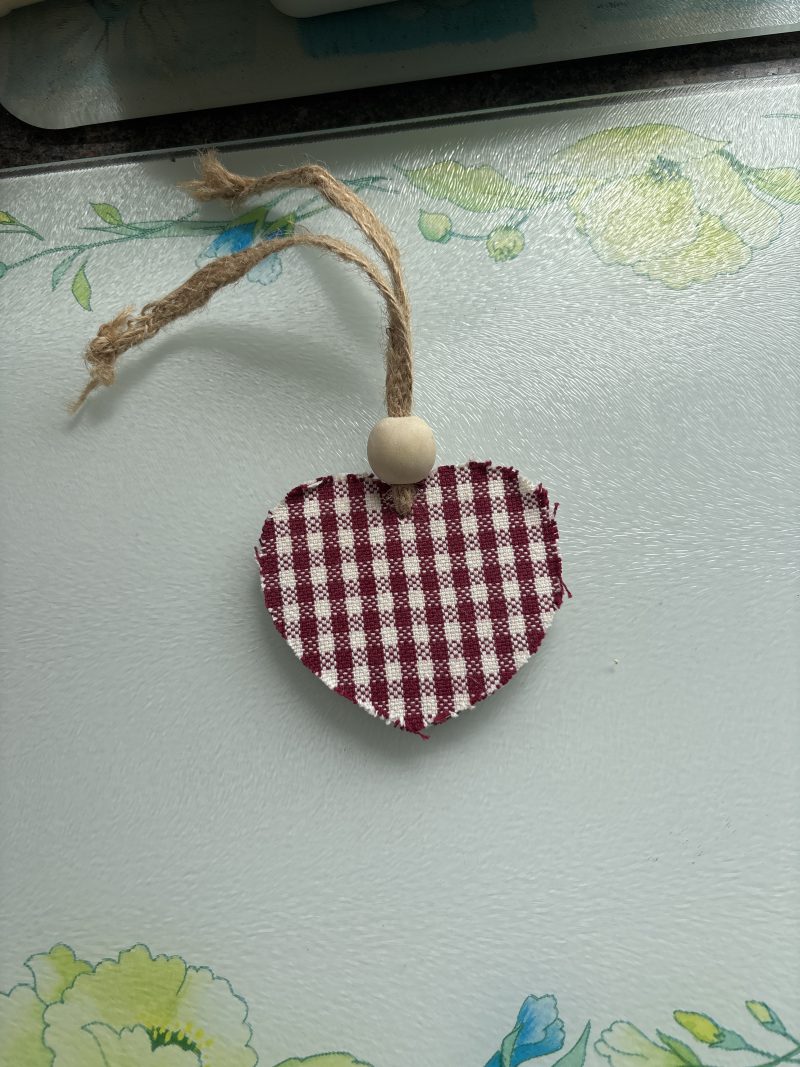 Handmade Chequered heart