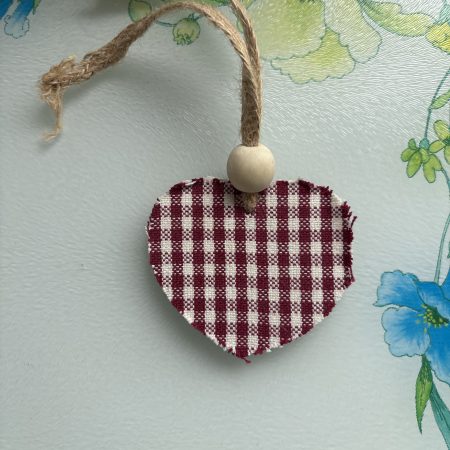 Handmade Chequered heart