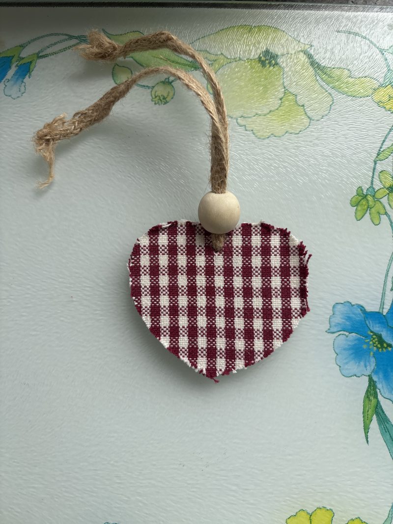 Handmade Chequered heart