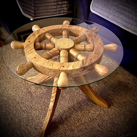 Ships wheel Coffee Table