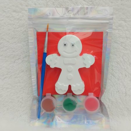 Paint Your Own Plaster Gingerbreadman Choice of 2 shapes, Christmas Party Bag Filler,Kids Christmas Party Activity 🥳 🎨 🖌