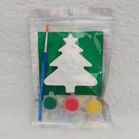 Paint Your Own Plaster ChristmasTree, Christmas Party Bag Filler,Kids Christmas Party Activity 🎄🎨 🖌
